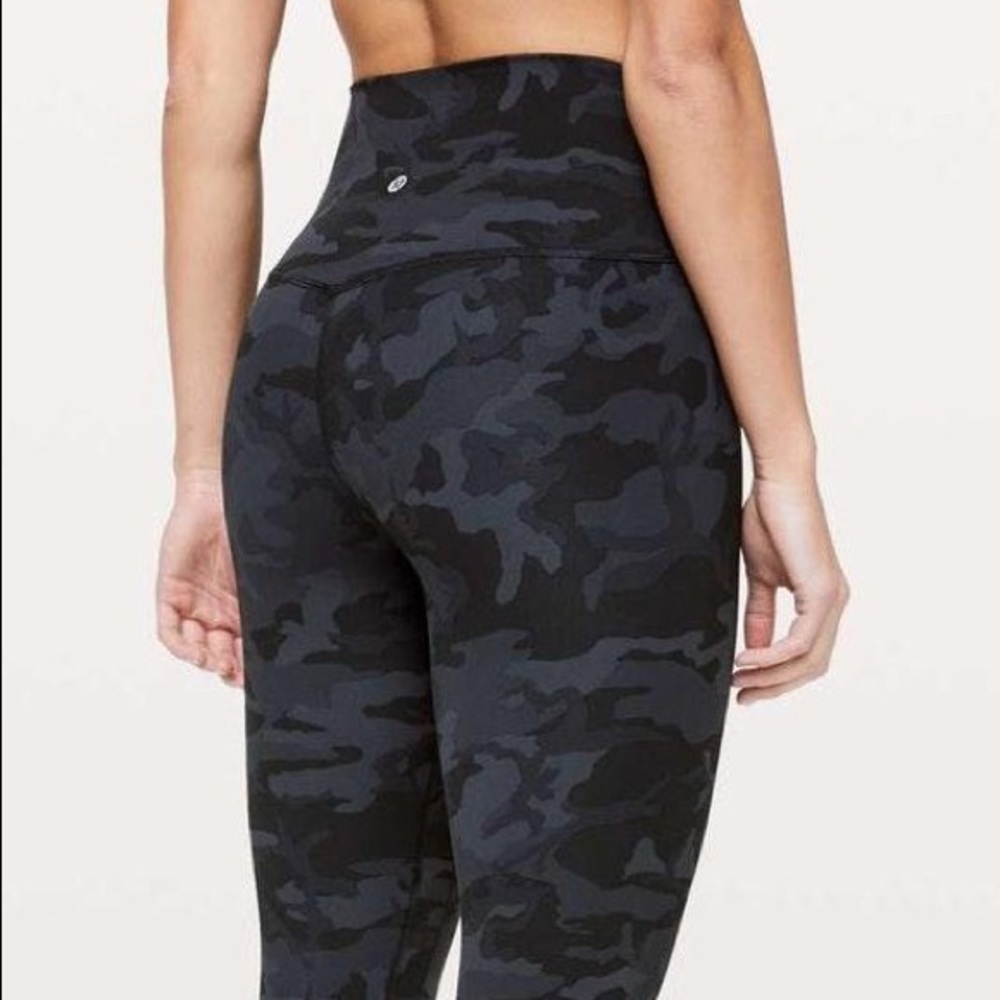 Lululemon Align 25 Grey Camo